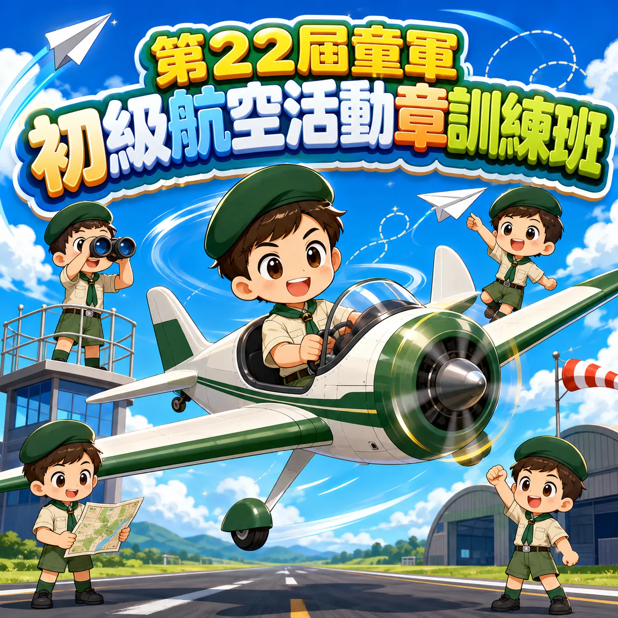 第22屆童軍初級航空活動章訓練班